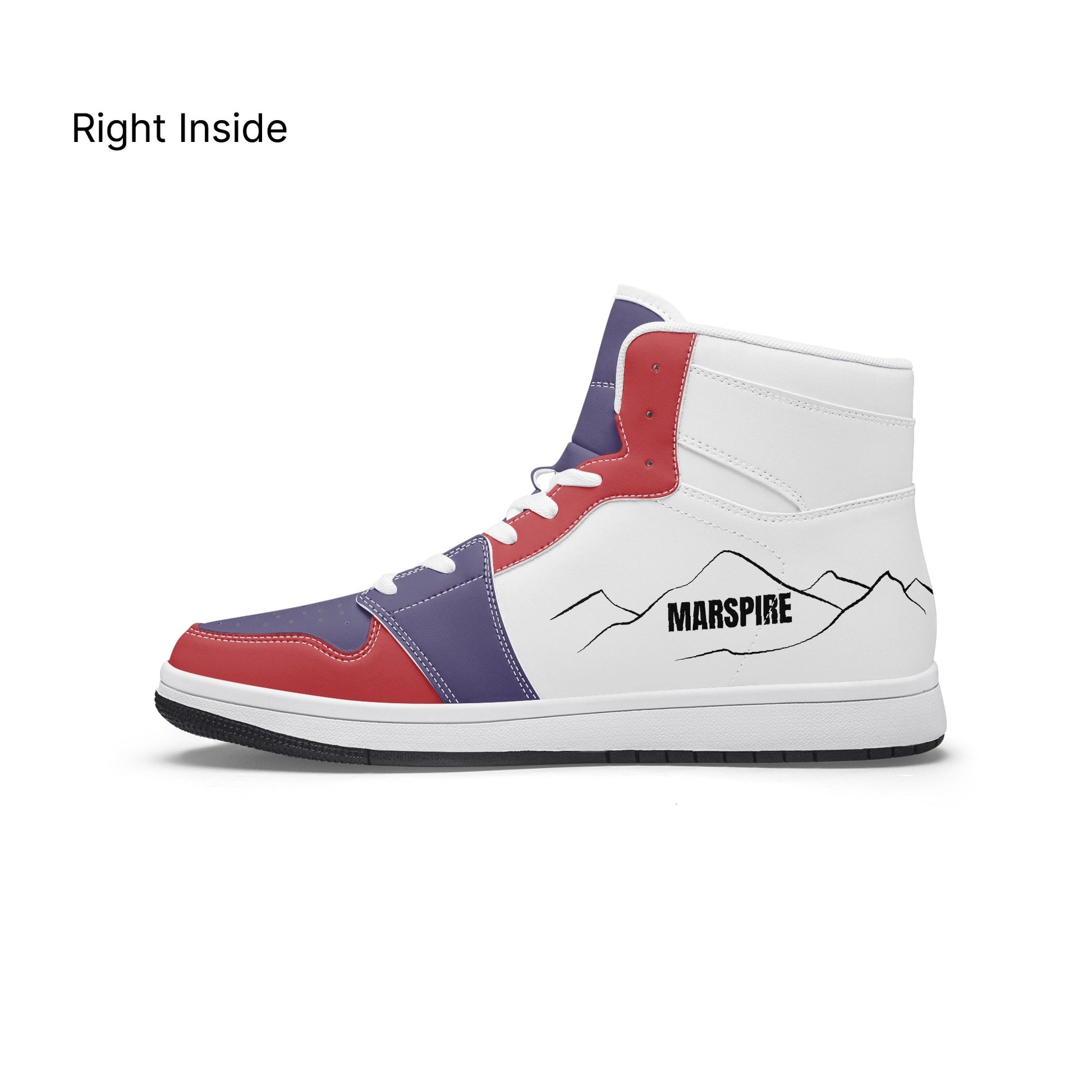 AJ1 High-Top Leather Sneakers