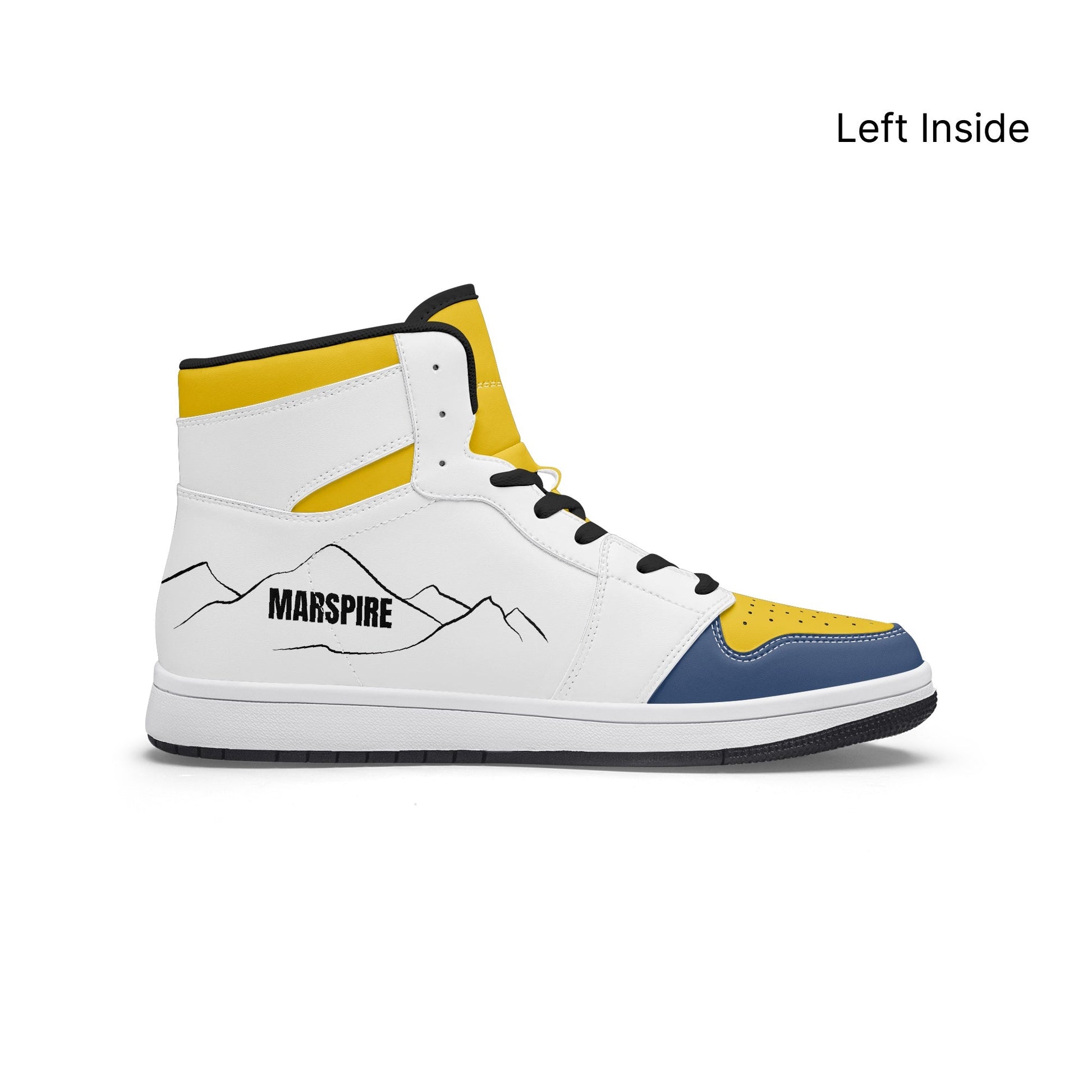AJ1 High-Top Leather Sneakers