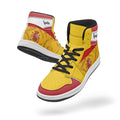 AJ1 High-Top Leather Sneakers