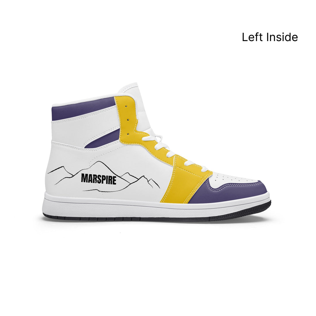 AJ1 High-Top Leather Sneakers