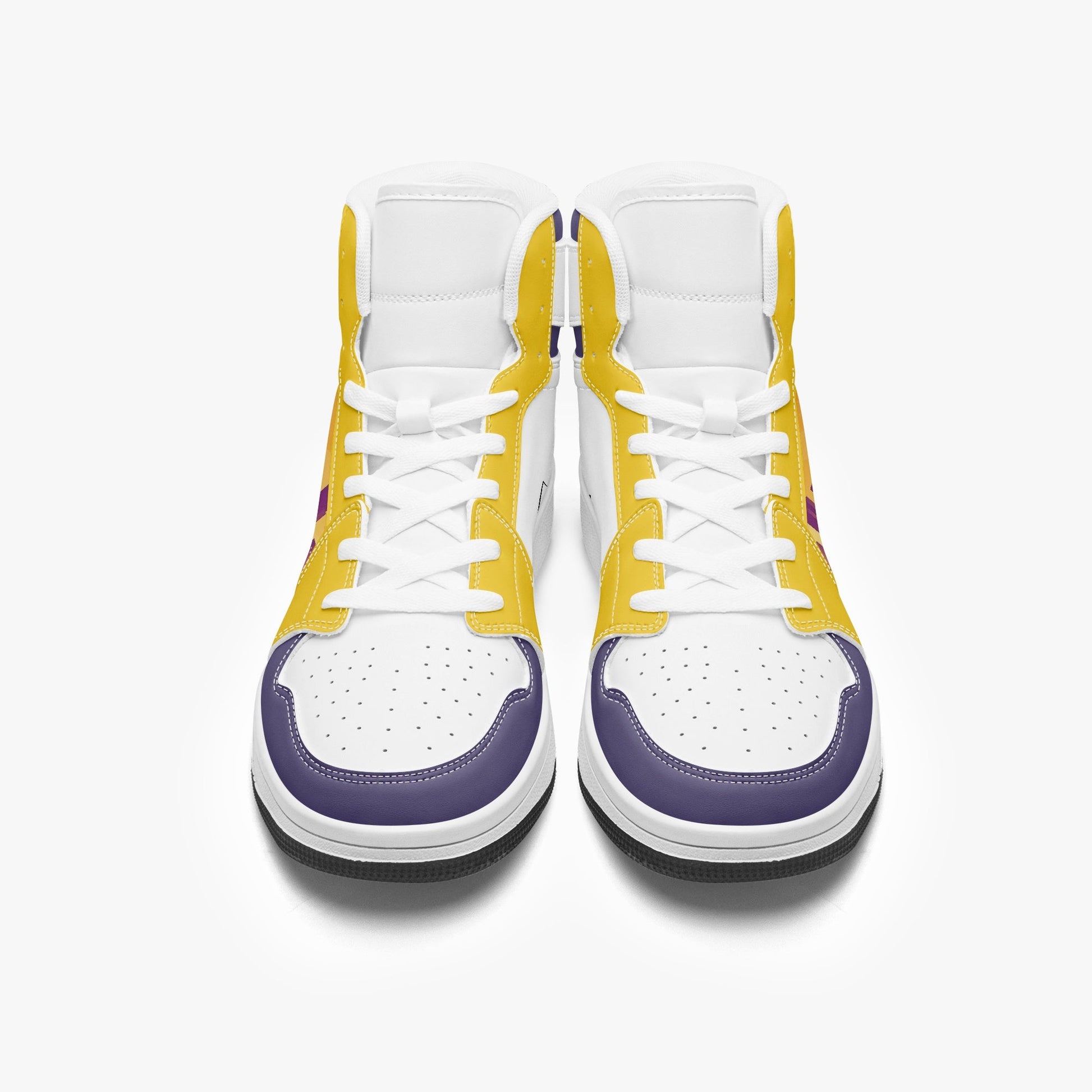 AJ1 High-Top Leather Sneakers