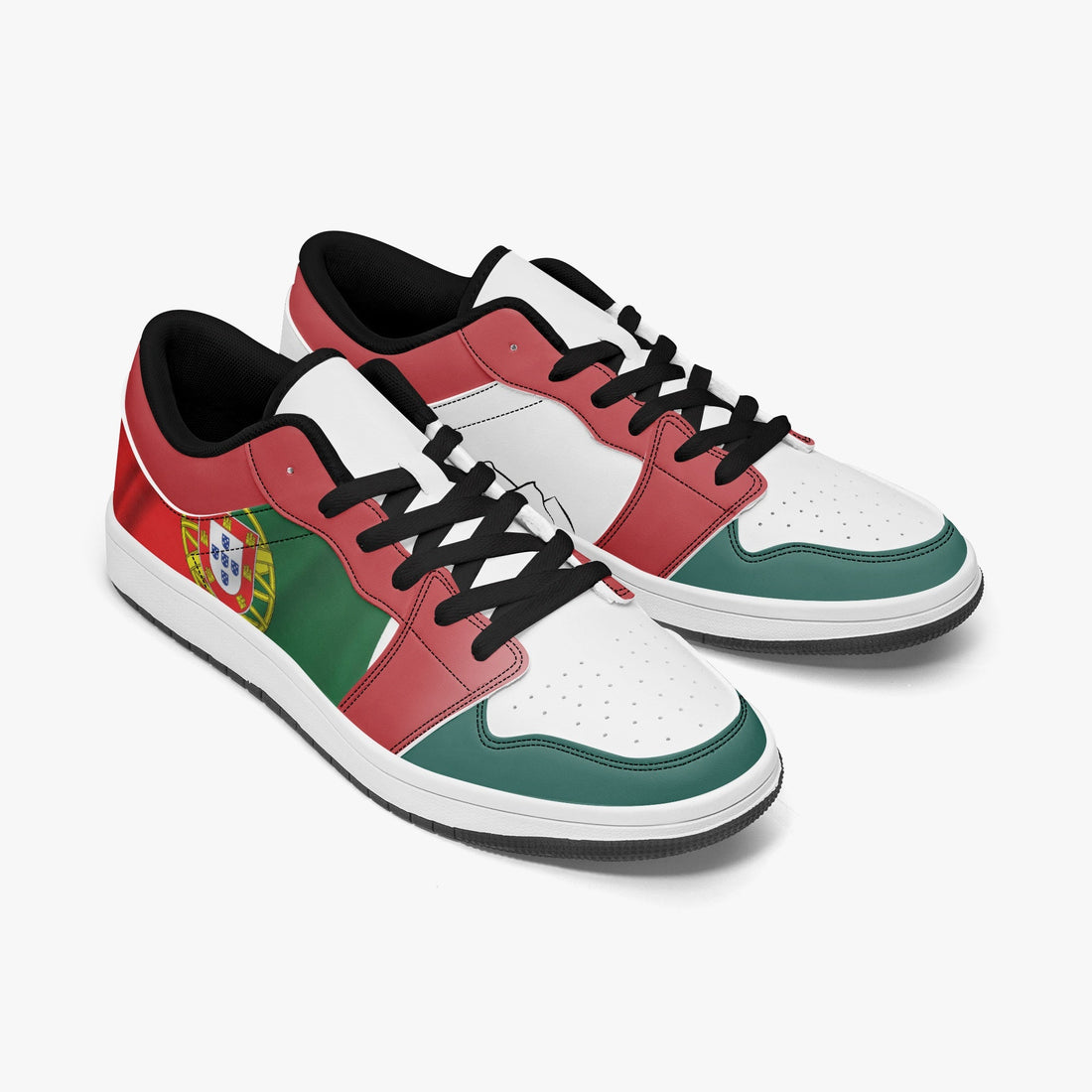 front view of Low-Top Sneakers - black