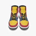AJ1 High-Top Leather Sneakers