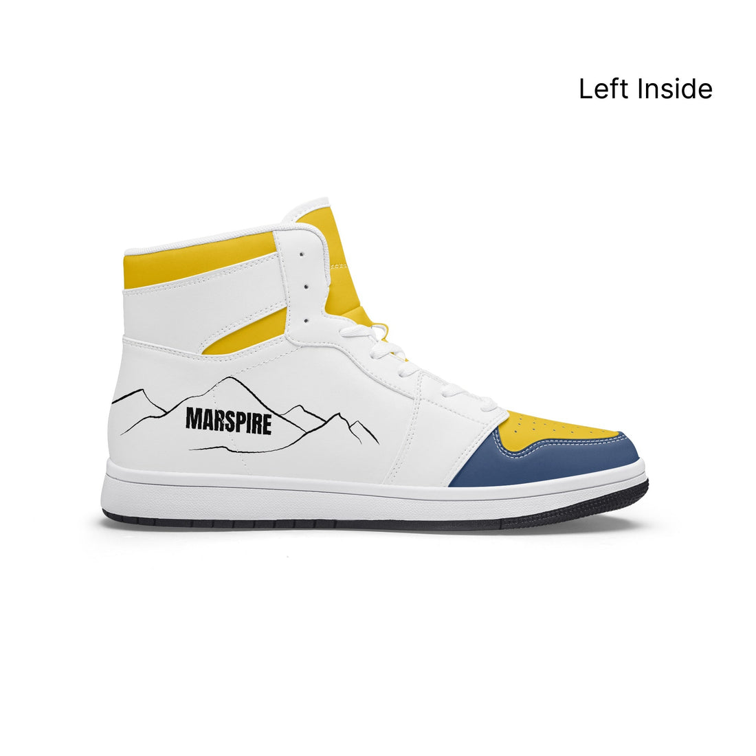 AJ1 High-Top Leather Sneakers