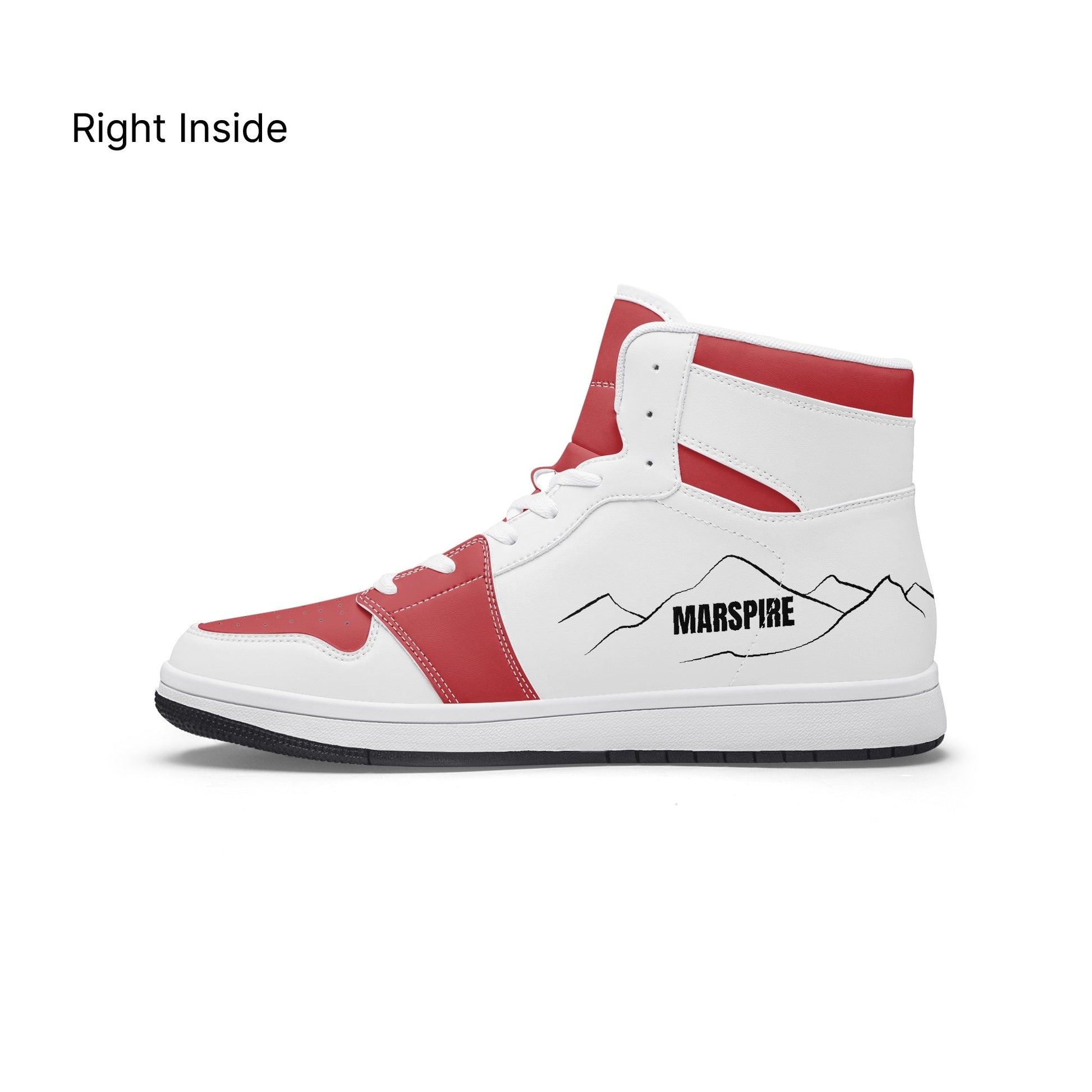 AJ1 High-Top Leather Sneakers