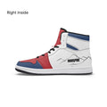 AJ1 High-Top Leather Sneakers