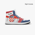 AJ1 High-Top Leather Sneakers