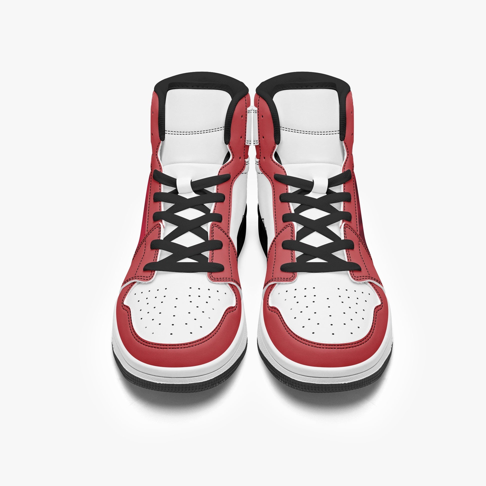 AJ1 High-Top Leather Sneakers