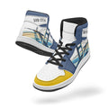AJ1 High-Top Leather Sneakers