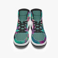 AJ1 High-Top Leather Sneakers