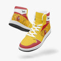 AJ1 High-Top Leather Sneakers