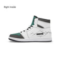 AJ1 High-Top Leather Sneakers