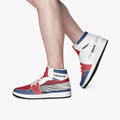 AJ1 High-Top Leather Sneakers