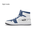 AJ1 High-Top Leather Sneakers