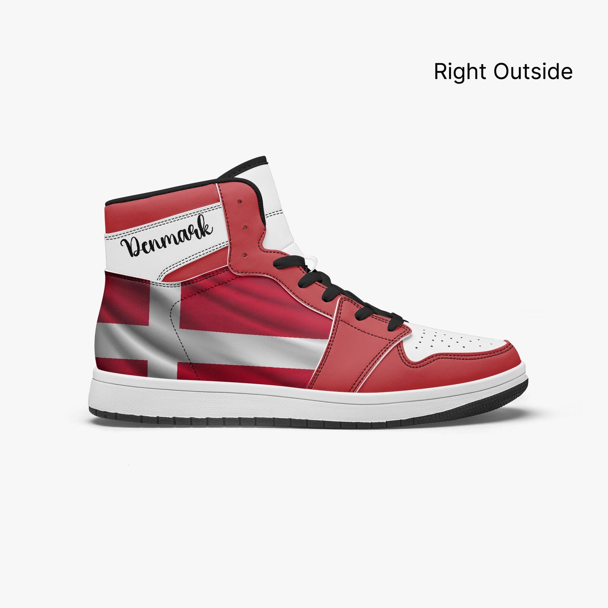 AJ1 High-Top Leather Sneakers