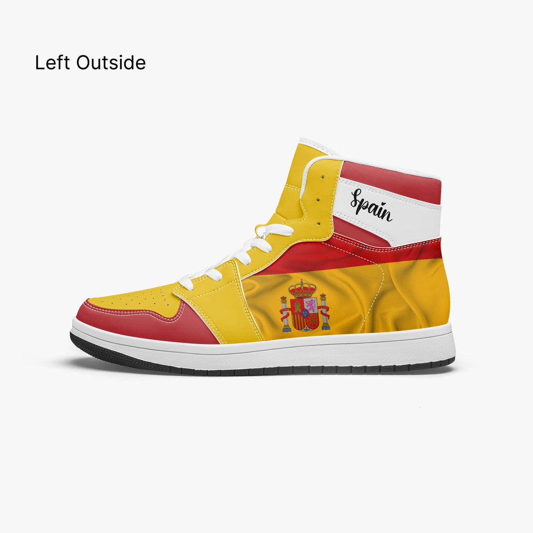 AJ1 High-Top Leather Sneakers