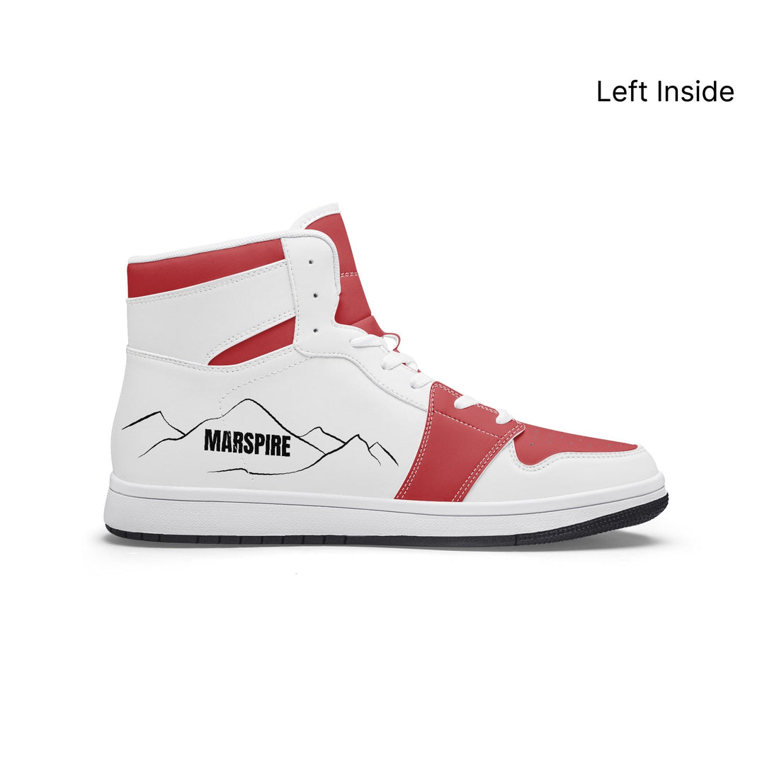 AJ1 High-Top Leather Sneakers