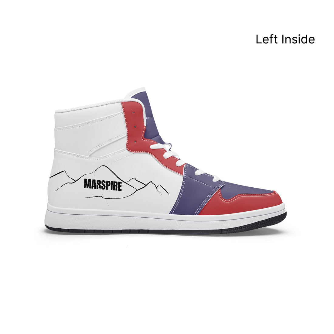 AJ1 High-Top Leather Sneakers