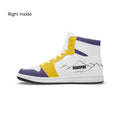 AJ1 High-Top Leather Sneakers