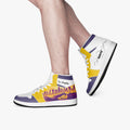 AJ1 High-Top Leather Sneakers