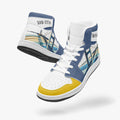AJ1 High-Top Leather Sneakers