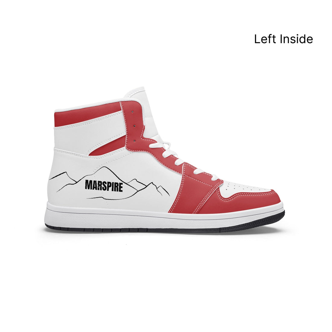 AJ1 High-Top Leather Sneakers