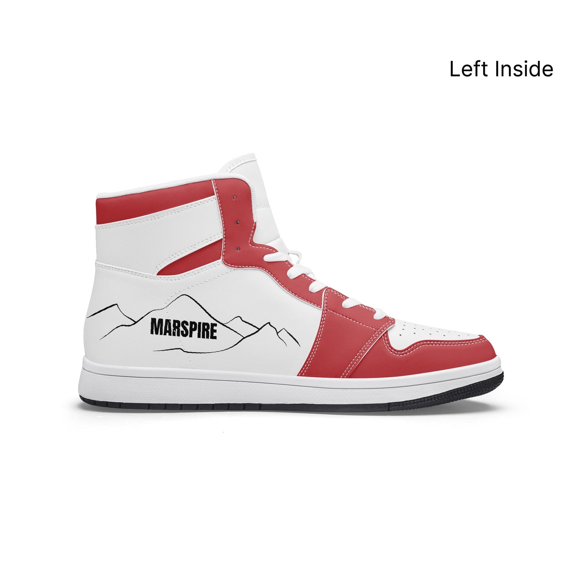 AJ1 High-Top Leather Sneakers