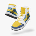 AJ1 High-Top Leather Sneakers