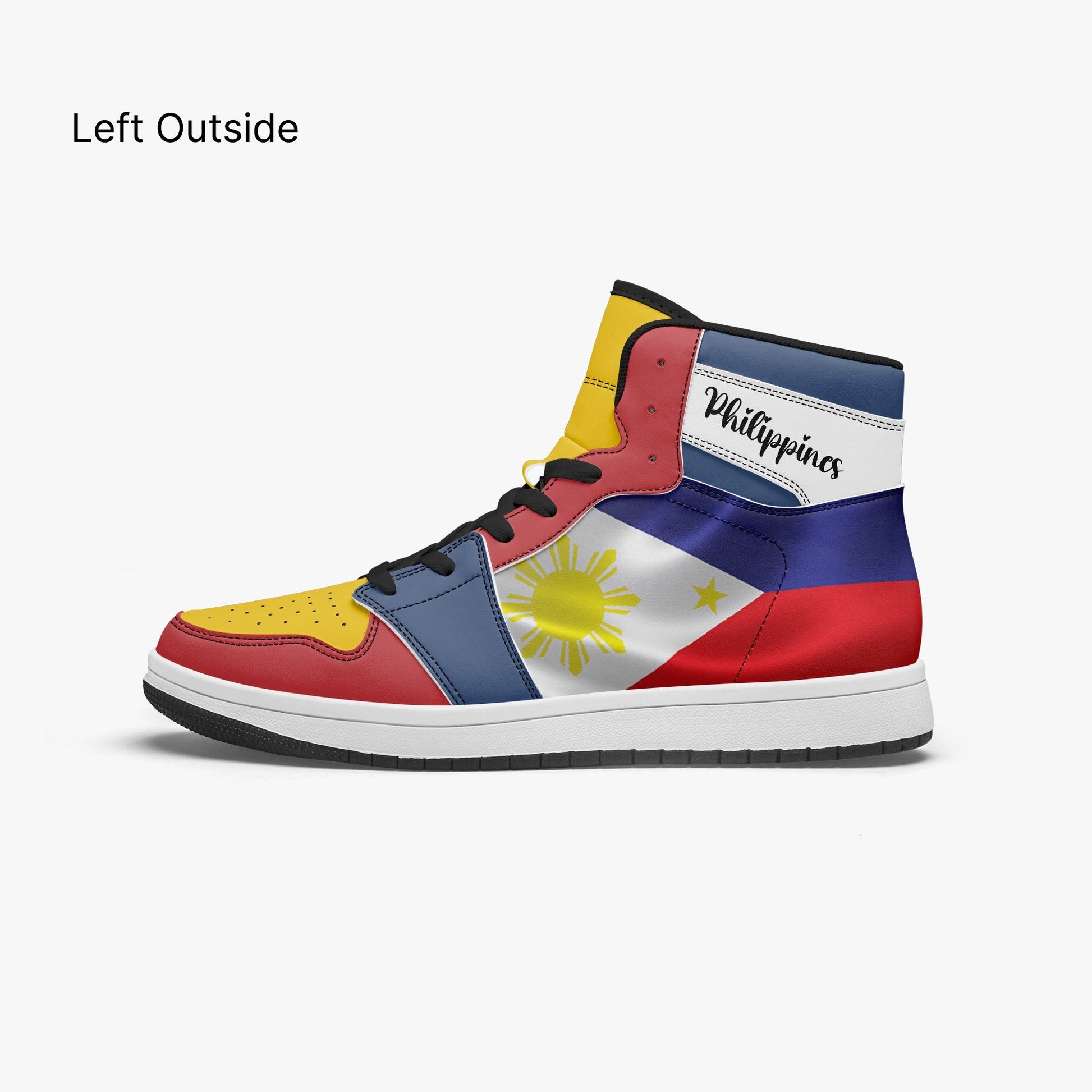 AJ1 High-Top Leather Sneakers