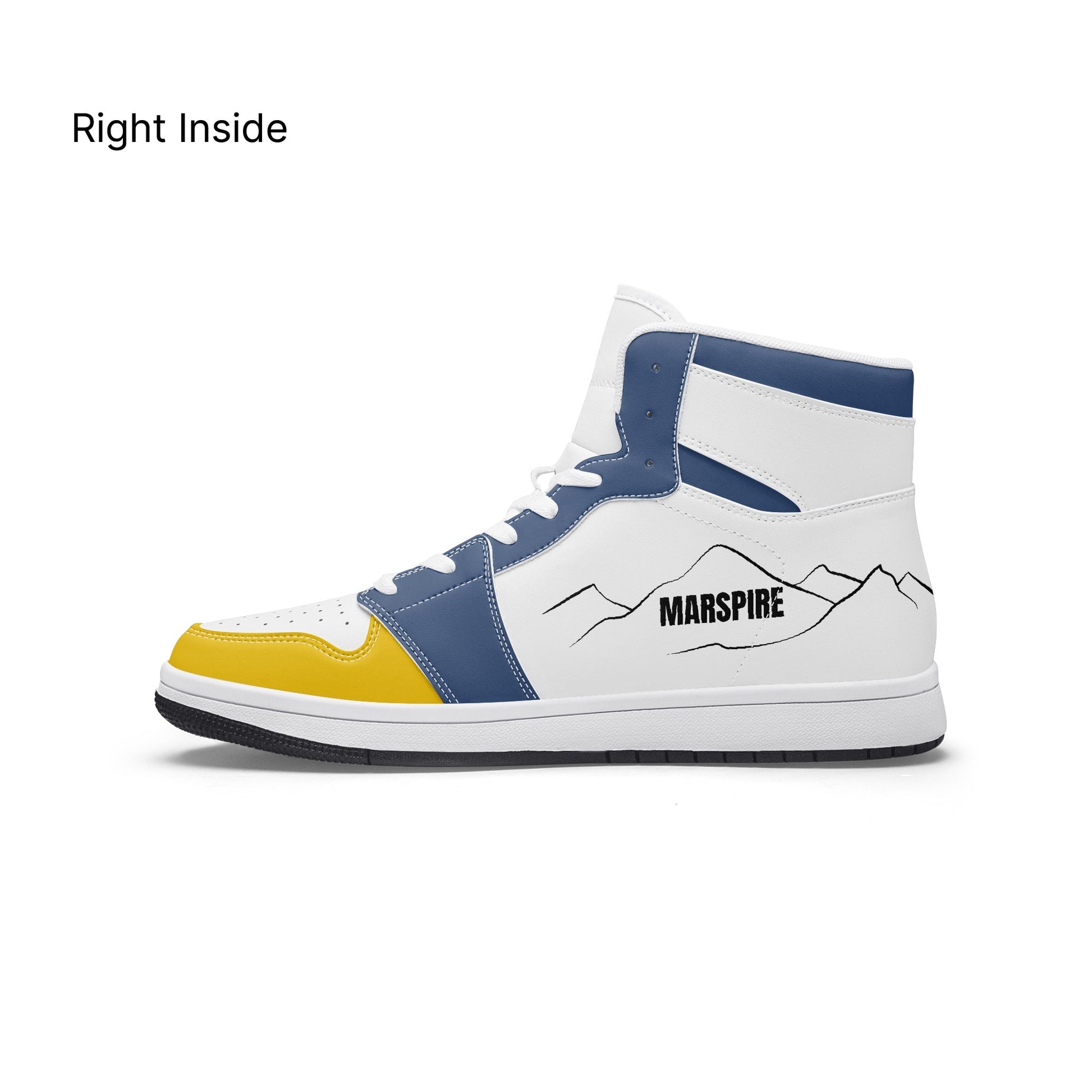 AJ1 High-Top Leather Sneakers