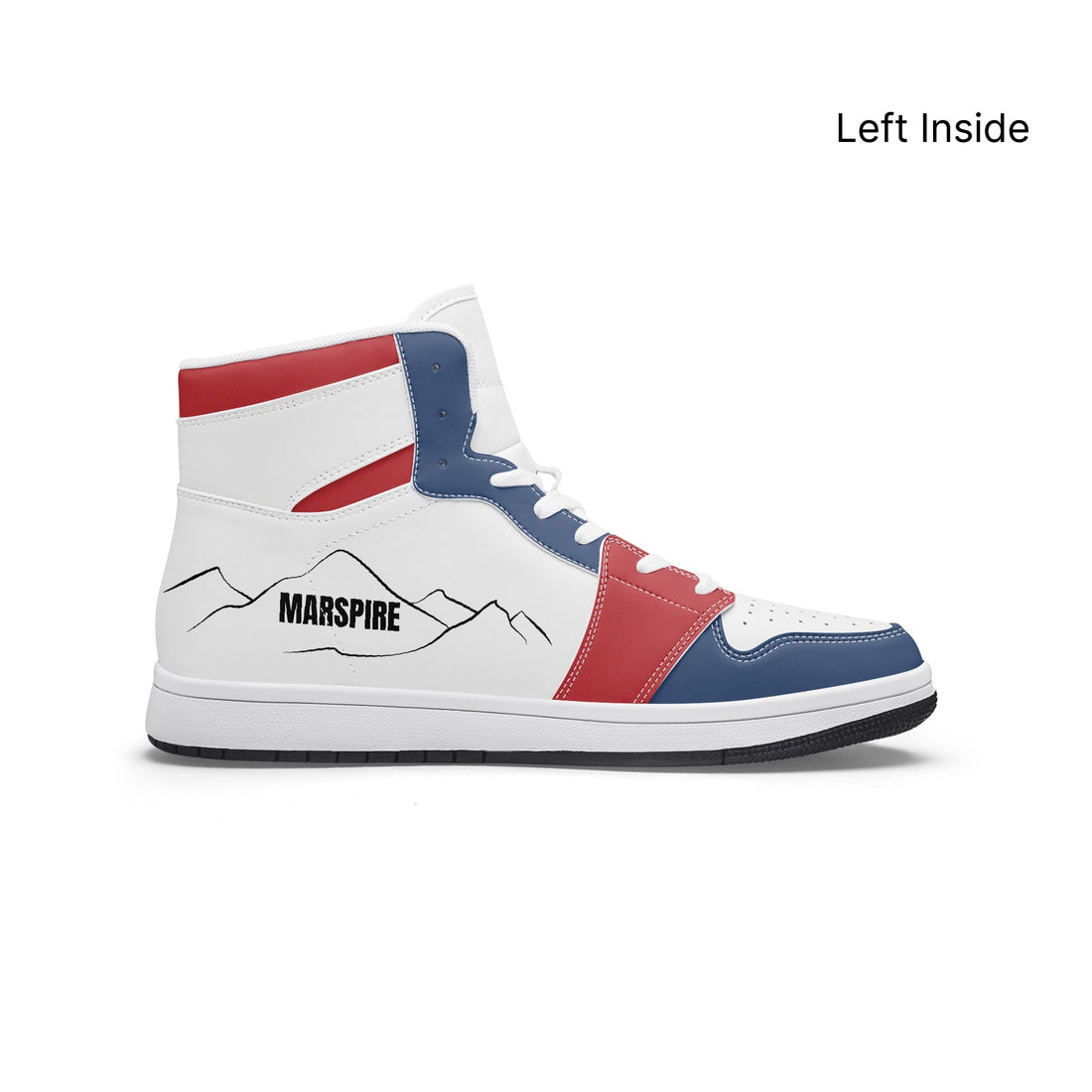 AJ1 High-Top Leather Sneakers