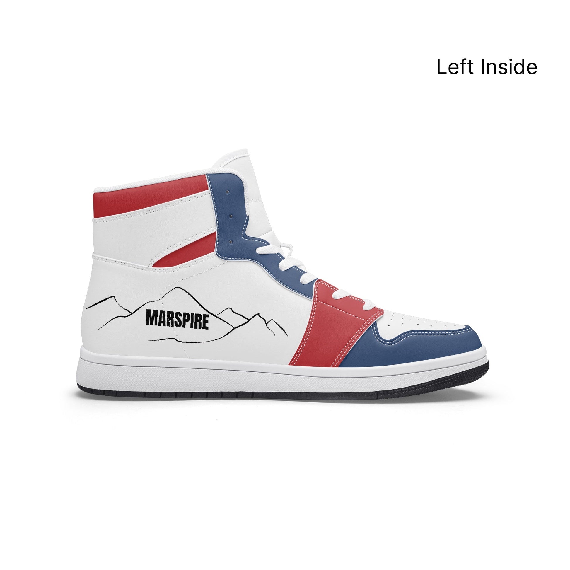 AJ1 High-Top Leather Sneakers