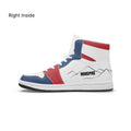 AJ1 High-Top Leather Sneakers