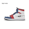 AJ1 High-Top Leather Sneakers