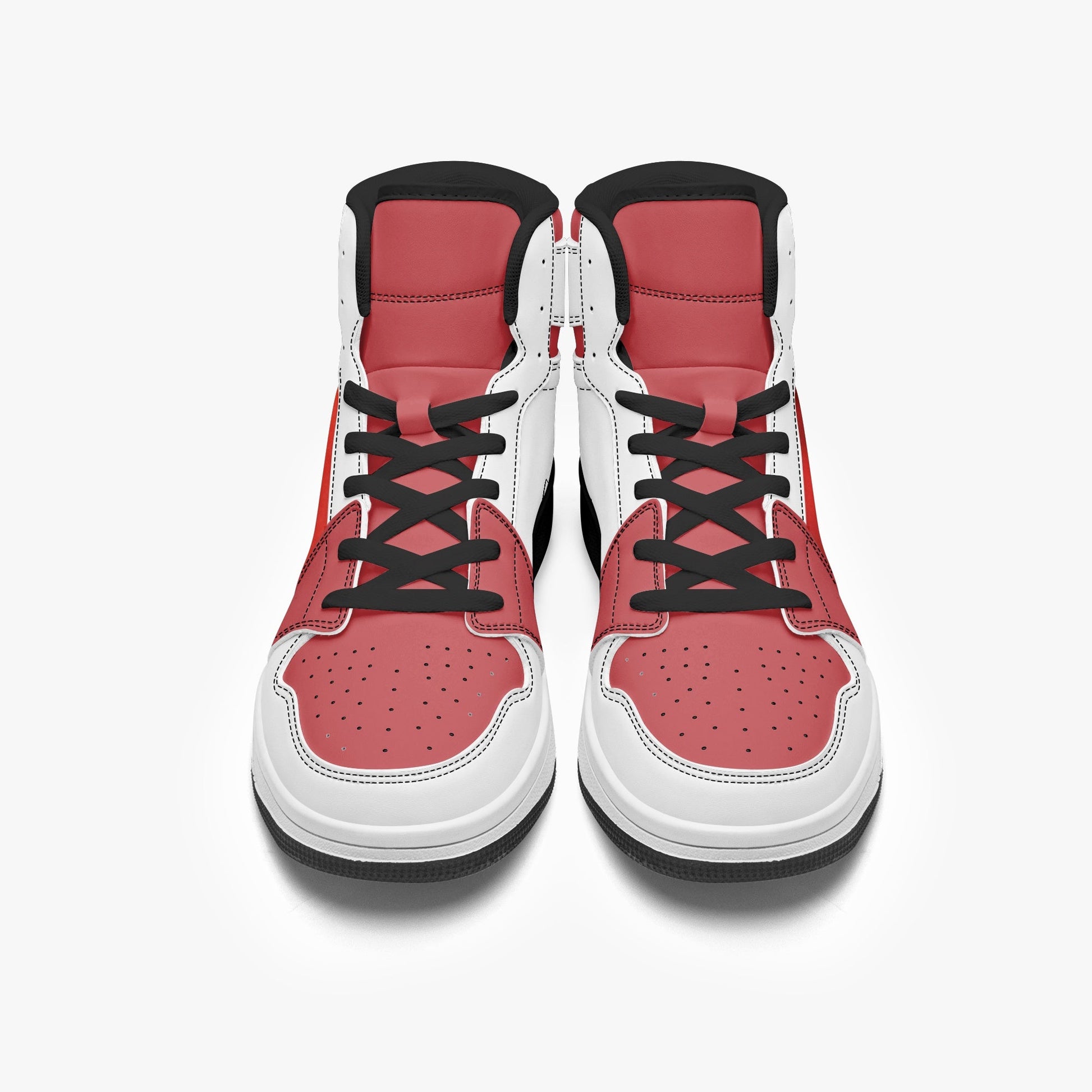 AJ1 High-Top Leather Sneakers