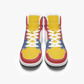 AJ1 High-Top Leather Sneakers