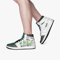 AJ1 High-Top Leather Sneakers
