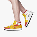 AJ1 High-Top Leather Sneakers