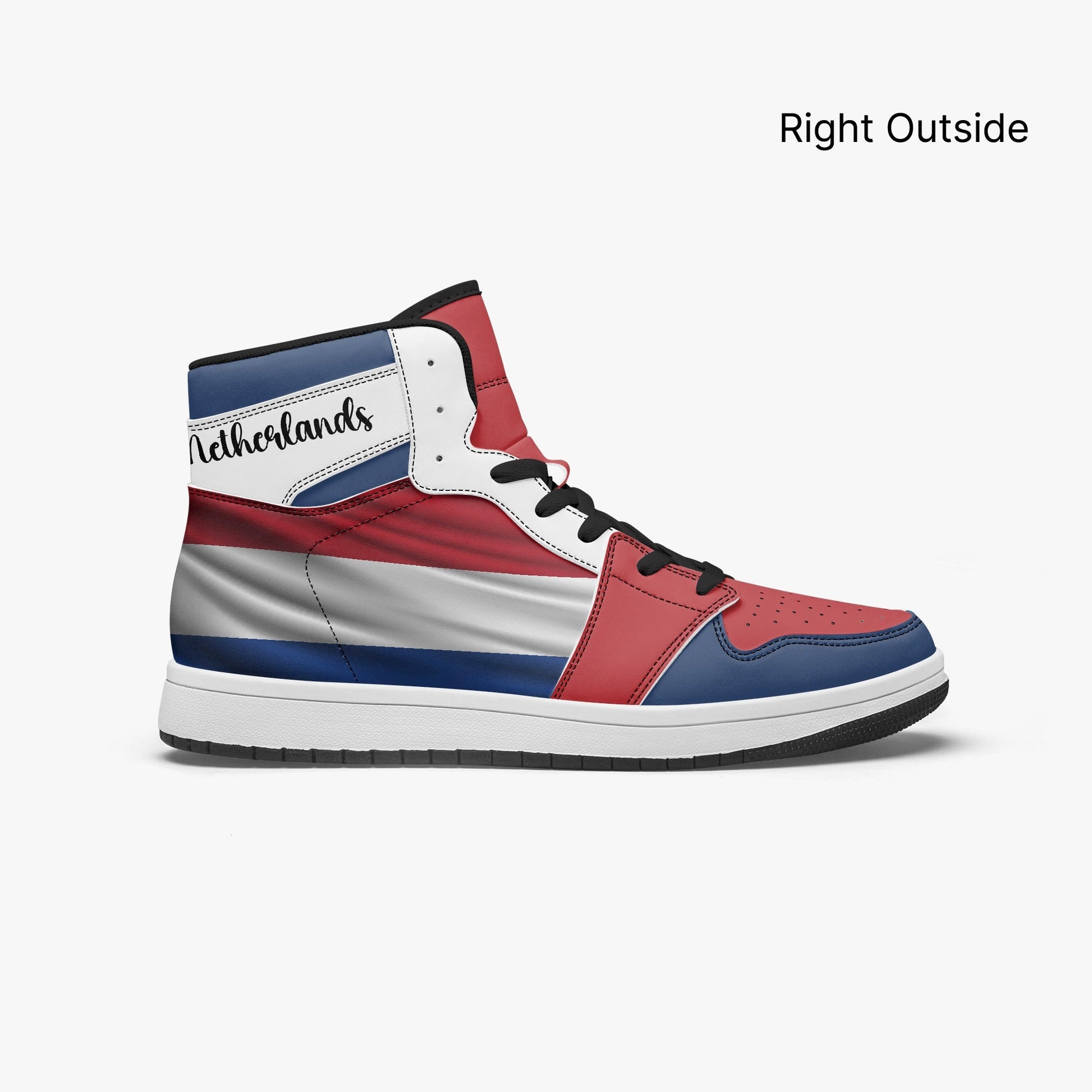 AJ1 High-Top Leather Sneakers