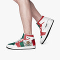AJ1 High-Top Leather Sneakers