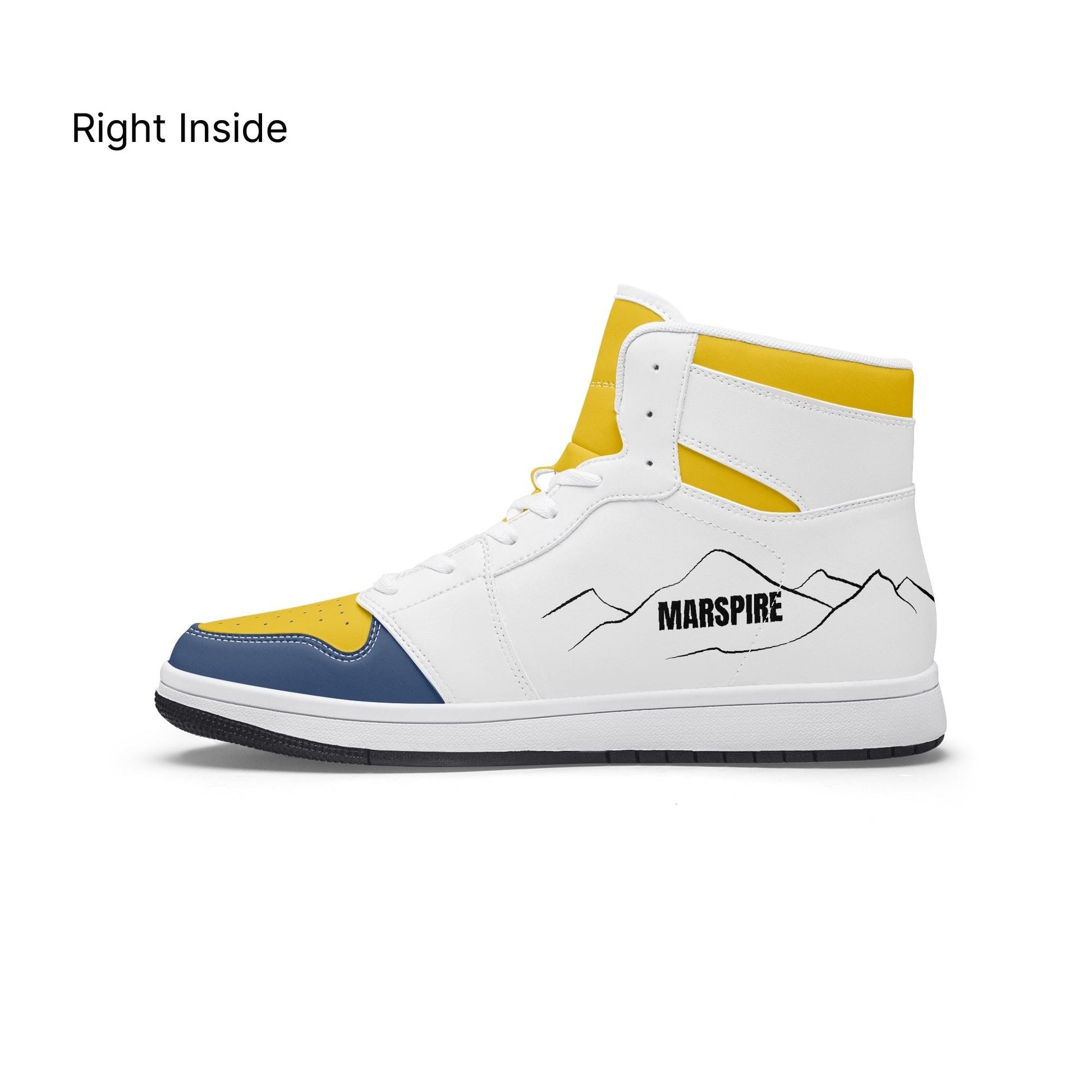 AJ1 High-Top Leather Sneakers