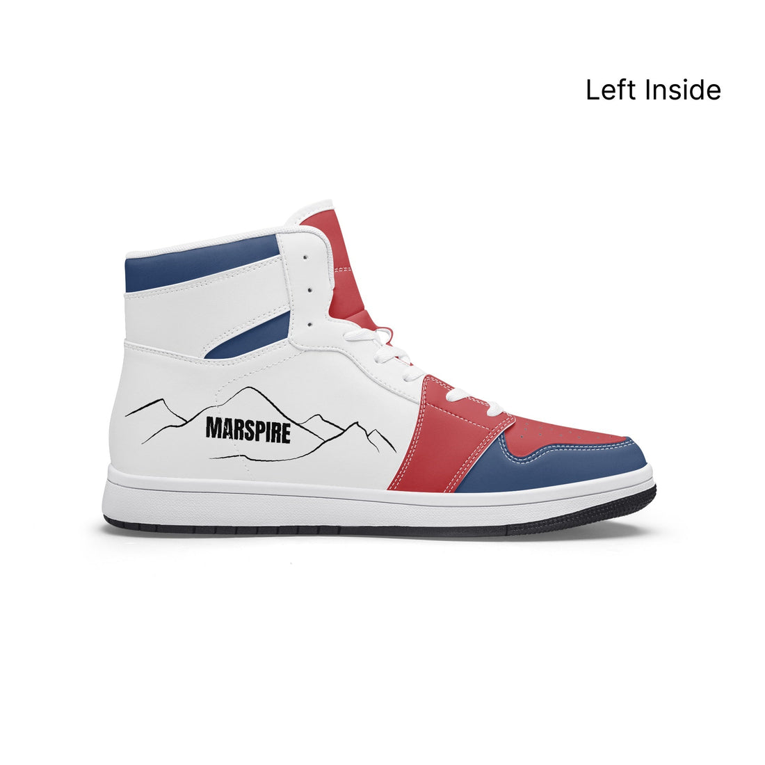 AJ1 High-Top Leather Sneakers