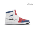 AJ1 High-Top Leather Sneakers
