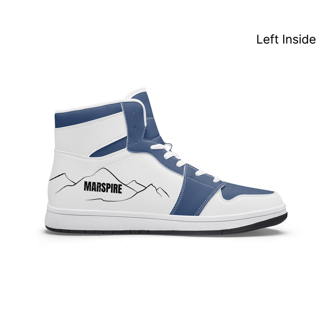 AJ1 High-Top Leather Sneakers