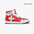 AJ1 High-Top Leather Sneakers