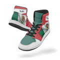 AJ1 High-Top Leather Sneakers