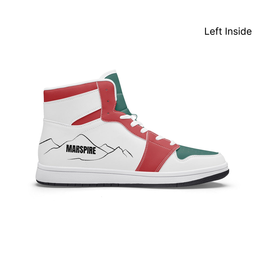 AJ1 High-Top Leather Sneakers