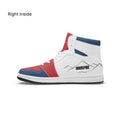 AJ1 High-Top Leather Sneakers