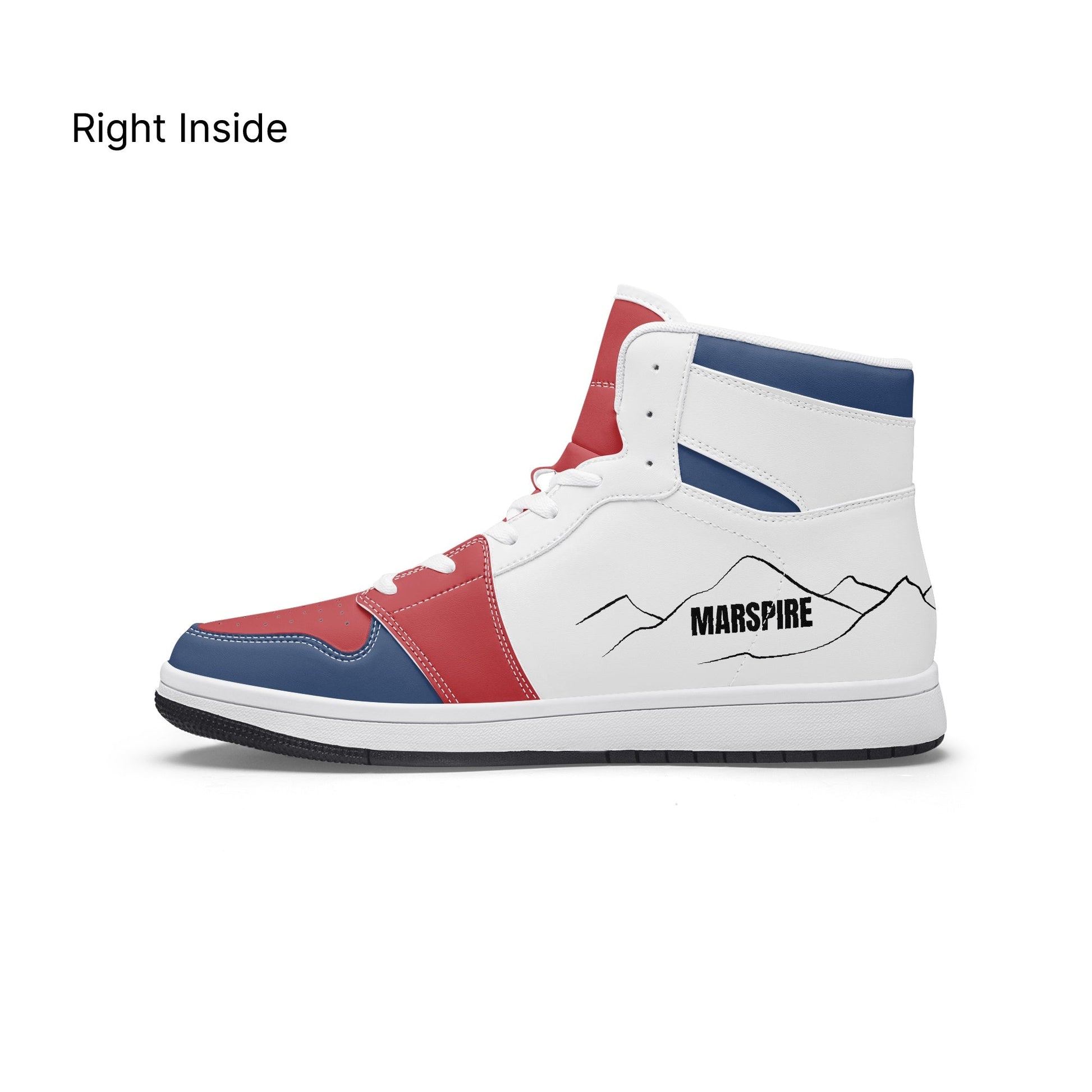 AJ1 High-Top Leather Sneakers