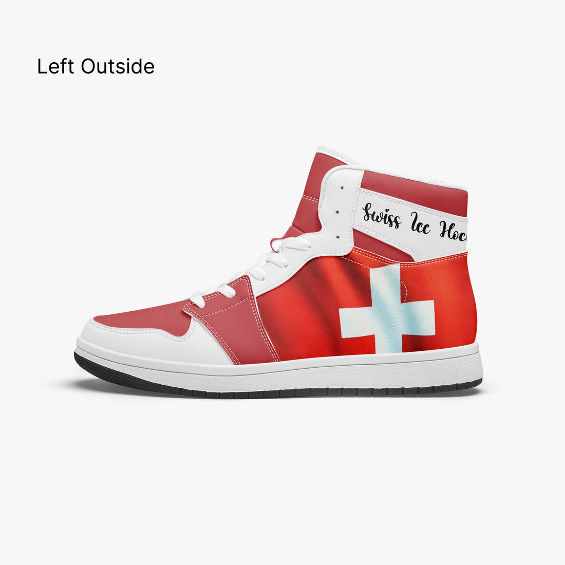 AJ1 High-Top Leather Sneakers
